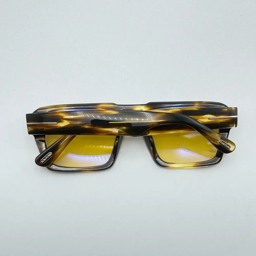Tom Ford Sunglasses Redford TF1153 52E Havana Frame Brown Photochromic Lens 56mm